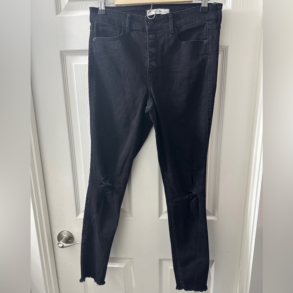 NWT Abercrombie and Fitch High Rise Super Skinny Jeans Size 8